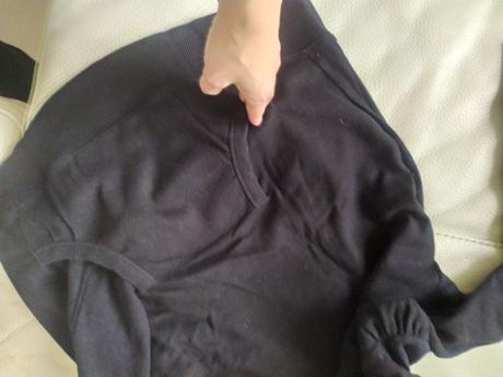 1008a,mikina z nazbierane riukavky  raz oblevcena, s