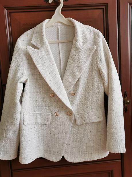 Kvalitné tvidove sako shein, m