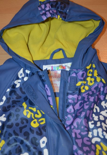 Nepremokava bunda s kapusňou 98 104, lupilu,104