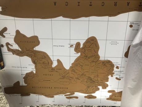 Stieracia / vyskrabavacia mapa, 