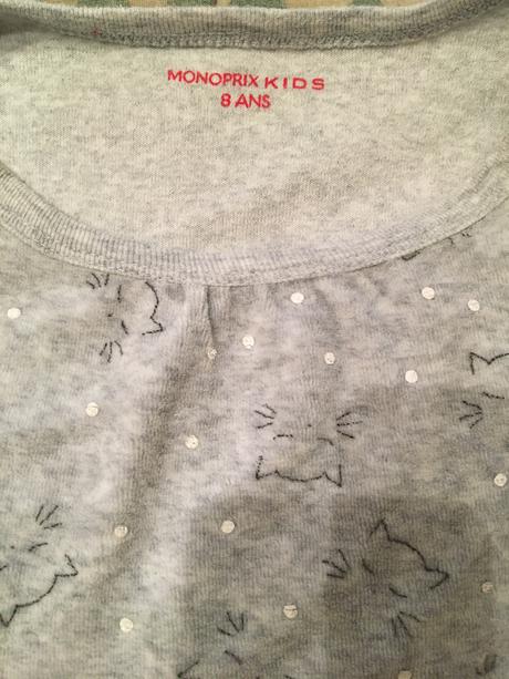 Málo nosené mačičkové pyžamo č.117/128, 122