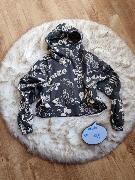 Crop top mikina, h&m,170