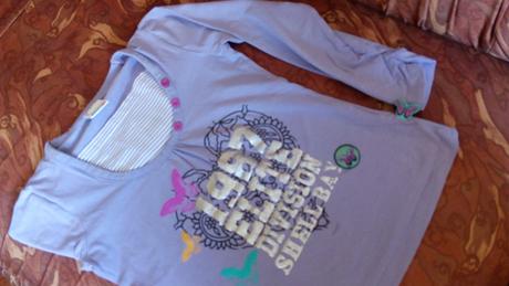 Tričko na 8 r., sv. fialové, coccodrillo,128