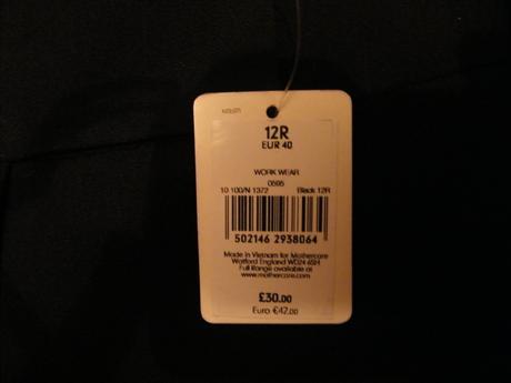 Elegantné tehot. nohavice, mothercare,40