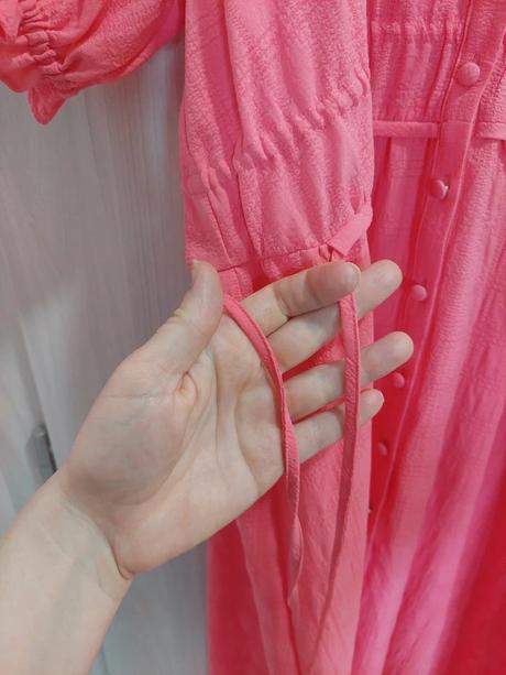 Krásne korálové šaty m&s vhodné na dojčenie, marks & spencer,5xl
