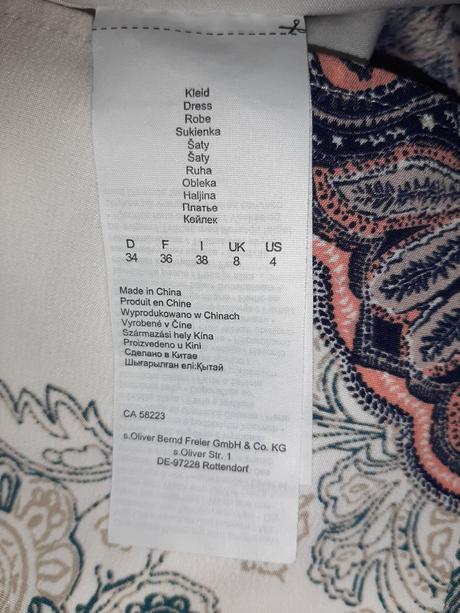 Elegantné šaty s.oliver, s.oliver,36