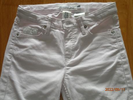 Biele a ružové 3/4 rifle hm, h&m,134