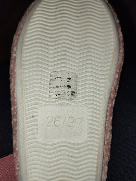 Detské teplé papučky, 27