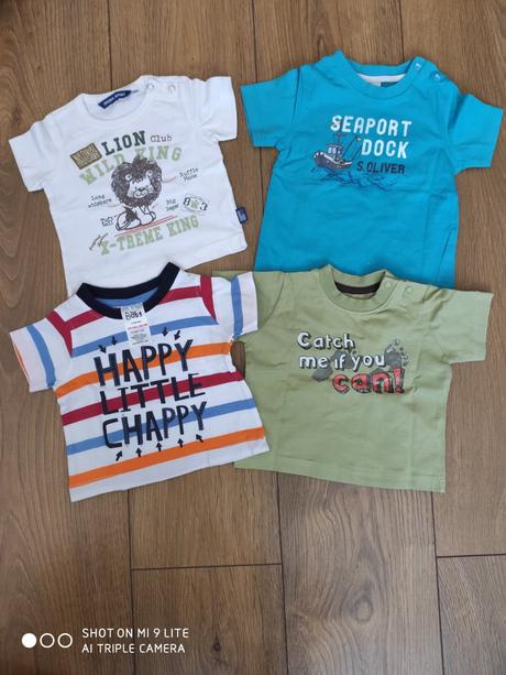 Krátke tričká 0-3 mesiace, 62