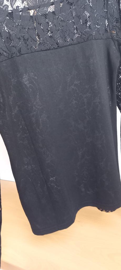 Tenké tričko s čipkované, calliope,s