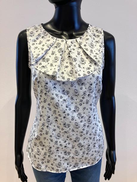 Dámska vzorovaná blúzka čiernobiela gap (xs), gap,xs