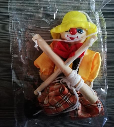 Bábka šašo klaun, 