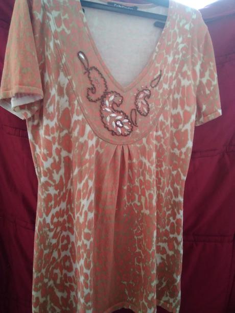 Betty barcley koralkovy pulovrik, s