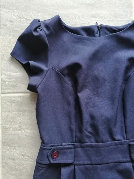 Modré šaty asos, v34-36, 34