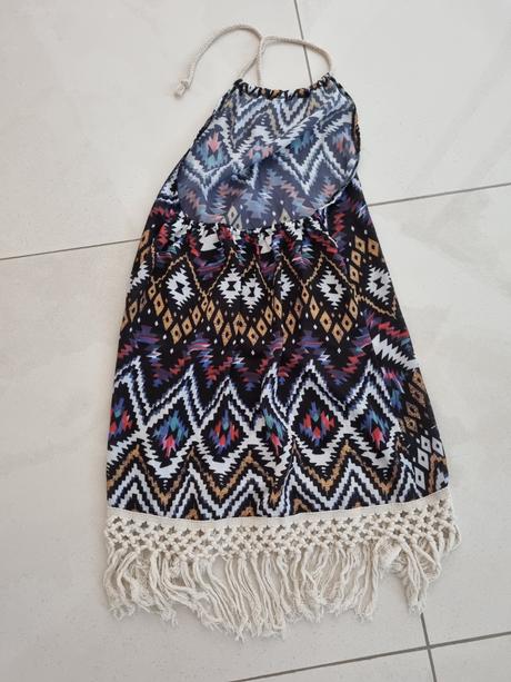 Boho šaty na festival, s