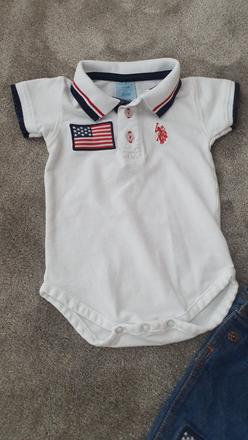 Body a kraťasy u.s.polo 6/9mesiacov, u.s. polo assn.,74