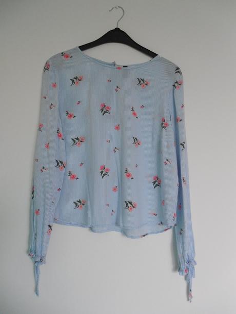 Kvietkovaná blúzka, h&m,38
