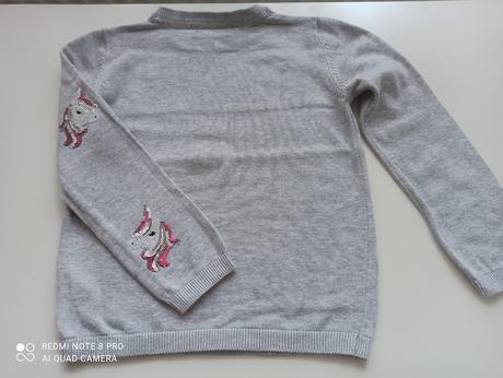 Sveter s unicorn aplikáciou., primark,122
