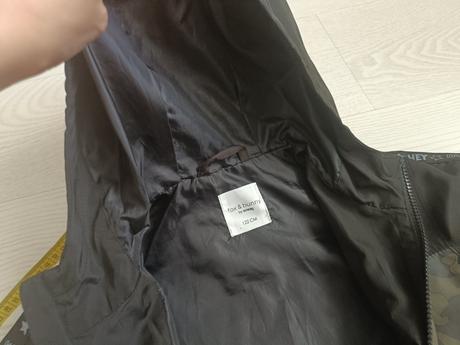 Prechodná olivovo čierna bunda na zips, fox & bunny,122