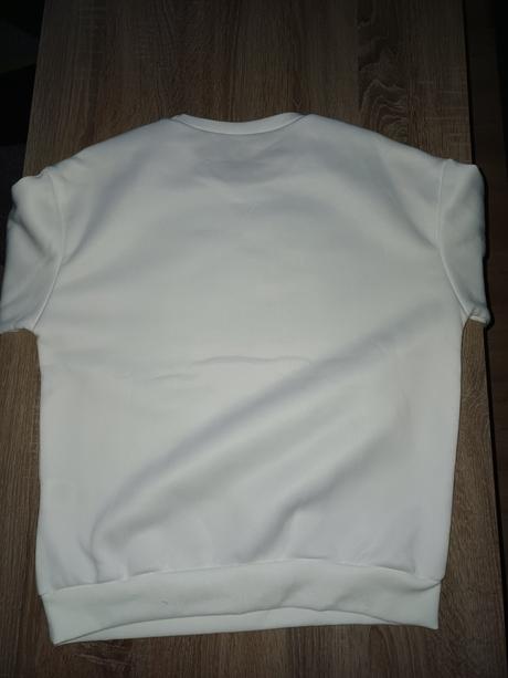 Biela mikina be happy, 36