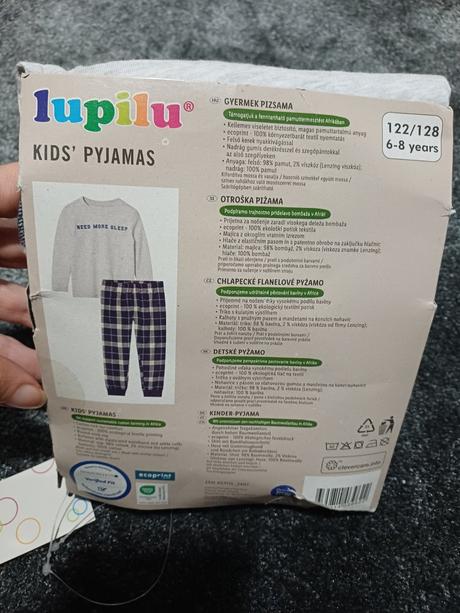 Teple zimne pyzamo v.122/128, lupilu,128