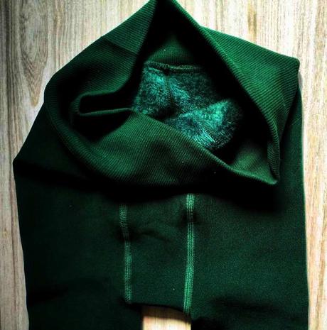 Teplejšie tmavo zelené legíny, v. m/l, 36 - m