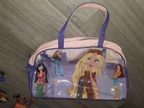 Barbie my scene nábytok, taška a doplnky,