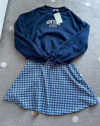 Set sukničkya mikiny, h&m,170