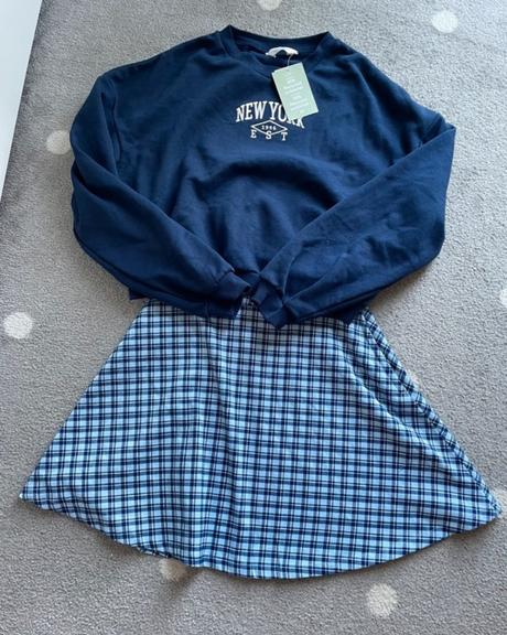 Set sukničkya mikiny, h&m,170