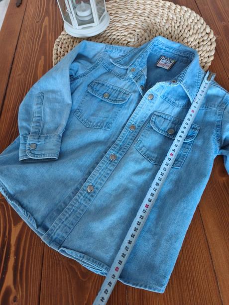 Riflová košela denim 116, denim,116
