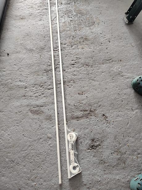 Irja súprava na závesy, biela, 140 cm,