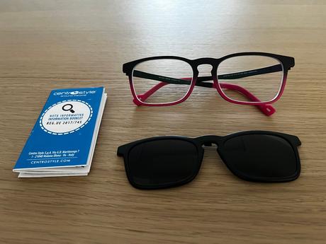 Detské dioptrické okuliare s magnetickým klipom, 