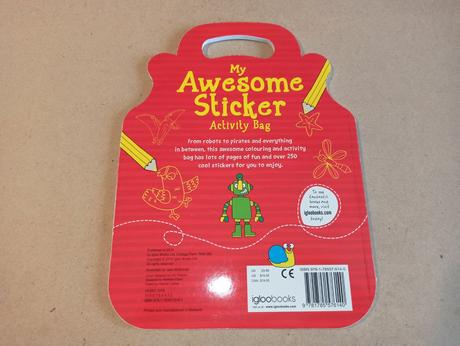 My awesome sticker activity bag,