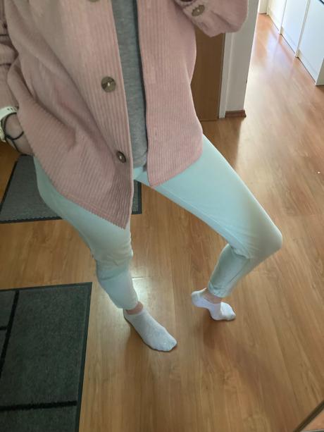 7/8 nohavice tyrkysove stradivarius xs, stradivarius,xs