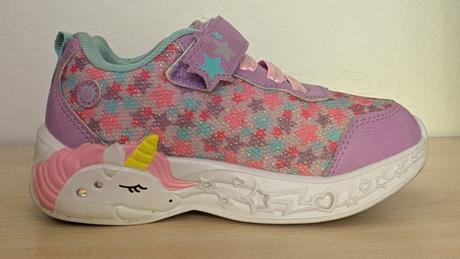 Svietiace tenisky 26 jednorožec, 26