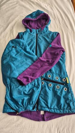 Nosicska bundicka/vesta fleece + sustiak velk.m la, ladybug