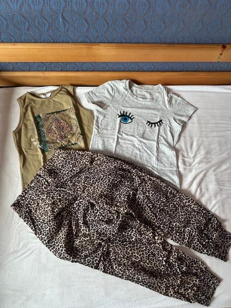 Tričká a tenké nohavice, lindex,134