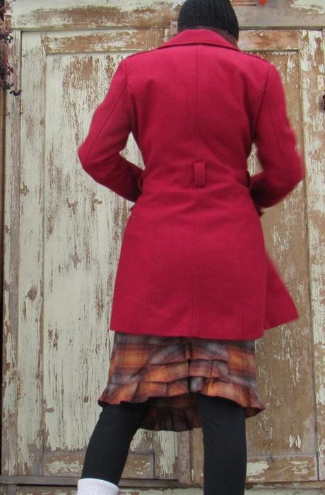 Vlnený kabátik, stradivarius,s