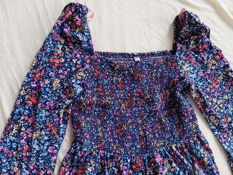 Kvetinový overal kratasy, s