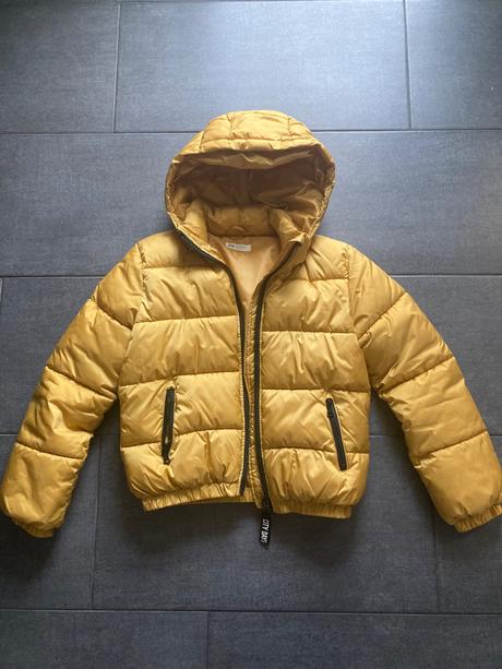 Zimná dievčenská bunda, h&m,140