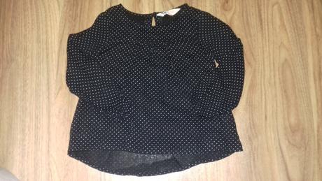Bodkovaná blúzka, h&m,92