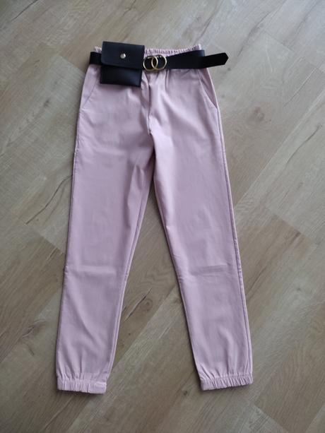 Letné nohavice s opaskom, 164