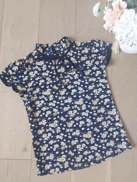 Kvetovana blúzka-top stav, xs