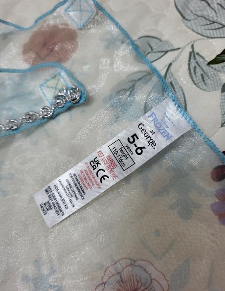 Plášť frozen na 5-6 rokov, 