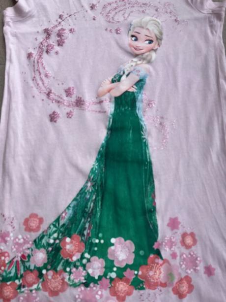 Nočná košeľa frozen - veľ.122/128, h&m,122