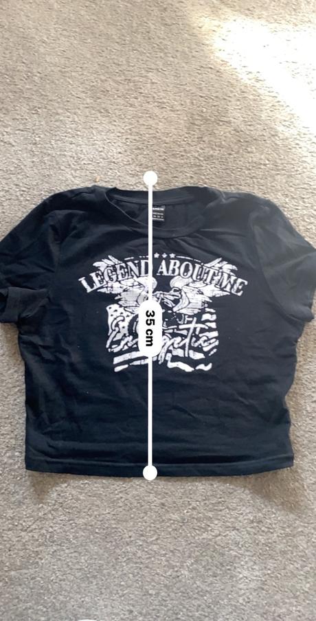 Cropnuté tričko, xs