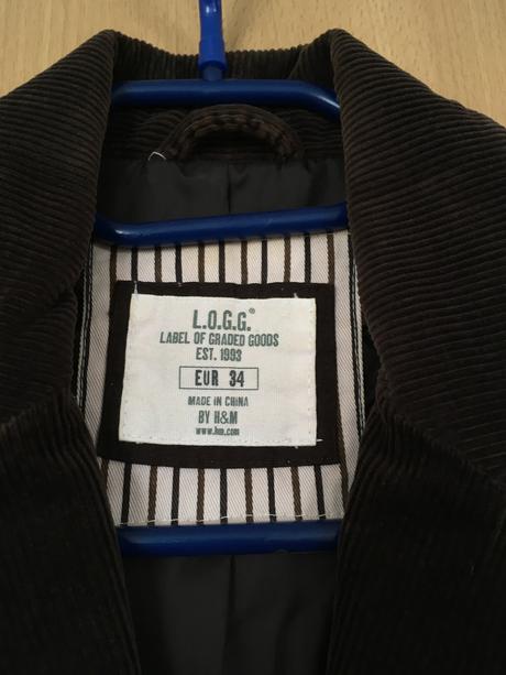 Hnede mencestrove sako h&m, h&m,34