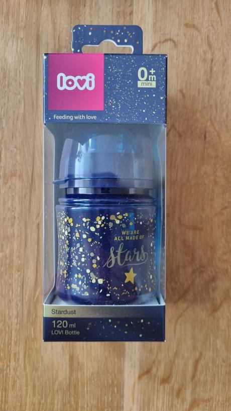 Dojčenská fľaša lovi stardust 120 ml blue, lovi