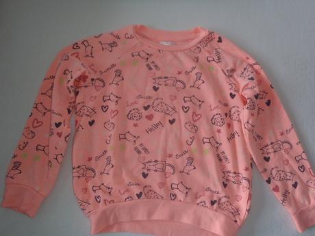 Lososová mikina, girl2girl,128