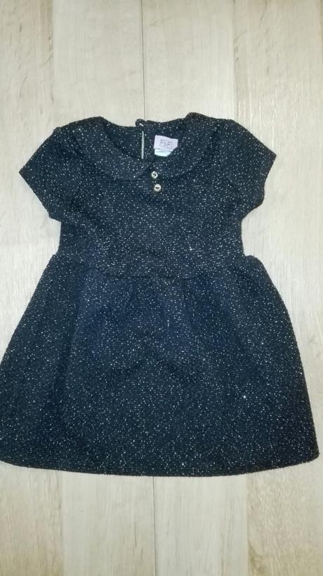 Tmavomodre saty uz s postou, f&f,86